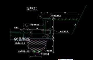 道路排水沟 边沟形式图