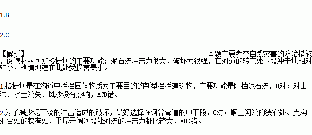 格栅坝.又名格栏坝.是指具有横向或竖向格栏网格.在沟道中拦挡固体物质为主要目的的新型挡拦建筑物.其建筑材料多为石头.金属及混凝土等.坝的形状也多种多样.如缝隙坝 