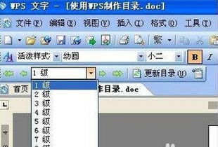 wps中目录怎么调整 wps中目录怎么调整字体大小