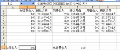 EXCEL明细有自动按月汇总 