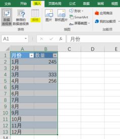 两行三列的表格，怎样制作成堆积柱状图呢