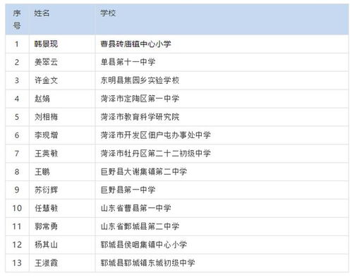 菏泽这13名中小学教师获评正高级职称 看看有你认识的吗