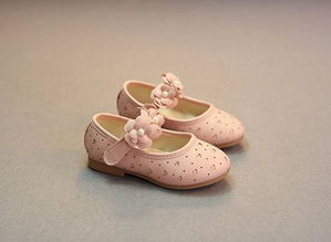 2015年秋季新款外贸童鞋女童珍珠花朵魔术贴单鞋儿童淑女公主皮鞋 