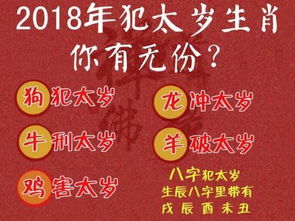 2018年犯太岁,生肖运势最差的三大生肖