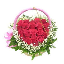 送花网鲜花速递 21朵红玫瑰 七夕情人节鲜花 北京鲜花配送21朵特级红玫瑰,满天星报价 