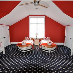 欧式别墅蓝色墙漆白色家具经典儿童房装修效果图大全 一起装修网图库 