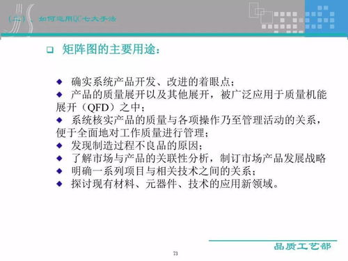 质量人必备技能 QC新旧七大手法