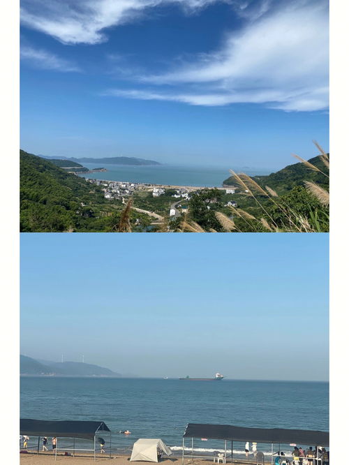 浙江省海边 宁波象山 鹤浦大沙沙滩 