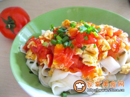 西红柿鸡蛋面的家常做法 家常美食网 