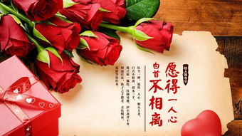 红玫瑰情人节促销专题页设计素材 高清 