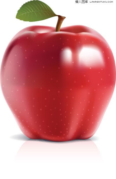 可与照片媲美的青苹果和红苹果矢量素材下载