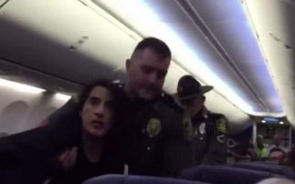 美一乘客声称对狗过敏遭警察强制带下飞机 