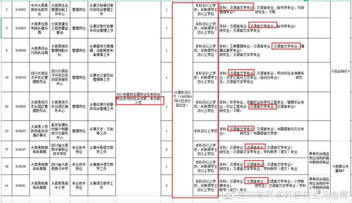 汉语言文学自考可报考公务员哪些职位