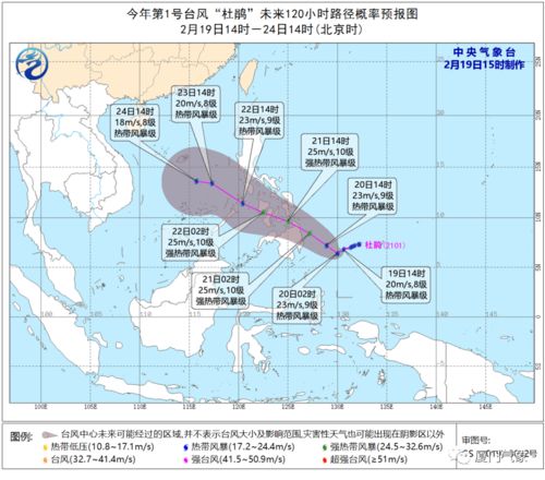 2021年1号台风杜鹃生成,它将何去何从