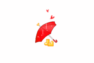 QQ炫舞自定义戒指红色小雨伞无背景图片 急