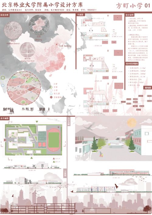 教学丨城规专业本科二年级小学建筑设计作业展