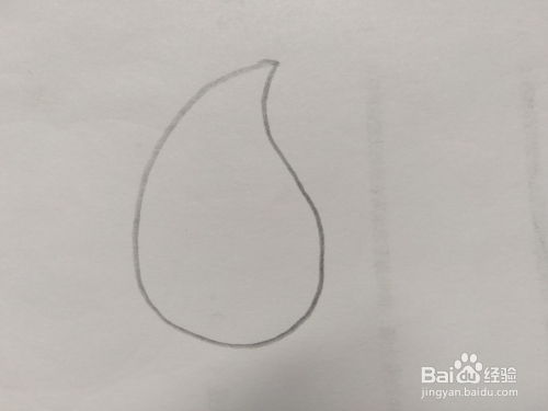 儿童简笔画桃子的画法3 