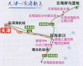 天津经典旅游路线图
