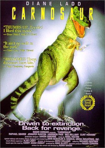 找一部关于恐龙的美国电影 剧情是这样的是一个人被狼咬死了被科学家把他的头脑换在电子恐龙的头里 