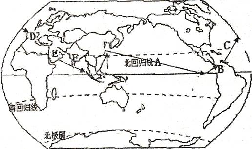 5.全部位于北半球的大洲有