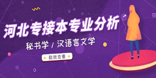 2019年河北专接本秘书学 汉语言文学 非师范类 专业分析