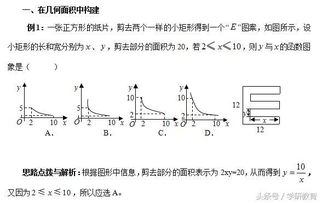 初中数学反比例函数题型解题技巧 