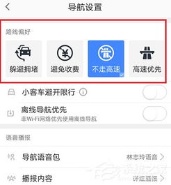 高德地图如何设置不走高速 高德地图不走高速设置方法 