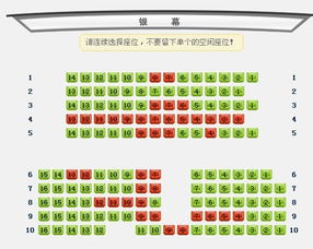 观看3D电影什么位置最好 我是买明天的票,下面红色座位就当没人选的 