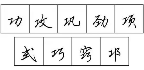 练字 每天学点行书技法13 提手旁,工字旁和土字旁