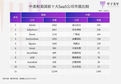 十大saas公司排名(国内saas平台排行)