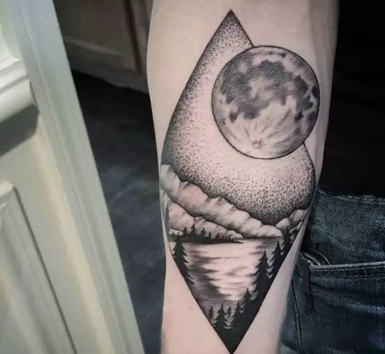Tattoo 月亮 纹身素材 