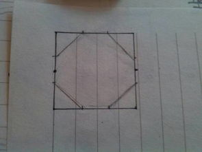 用一支笔和一把尺子,怎样在正方形里边画正六边形 