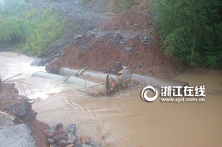 浙江临安泥石流致数十户民房进水 4人受伤无人员失踪