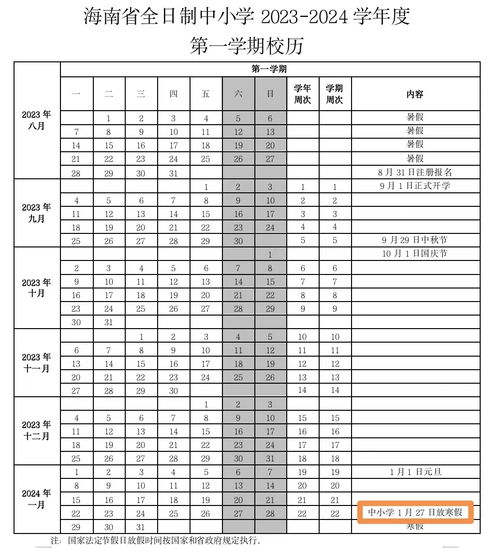 寒假2021放假安排表(2021全国寒假放假时间表各省市放假时间)