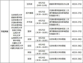 建议收藏 2018年体育单招考试时间 分区统考安排来啦