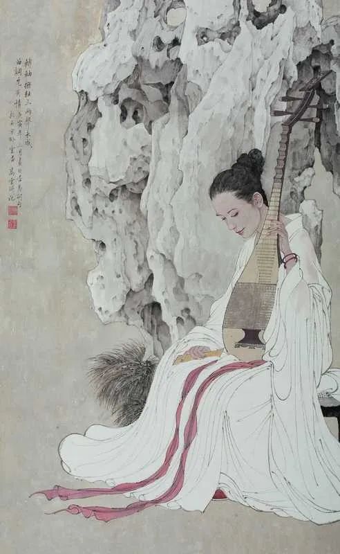 他与何家英齐名,用画笔赞美中国女性,作品赏心悦目