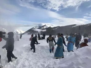 禾木开启冰雪狂欢盛宴模式,跳雪泼雪你都玩过吗