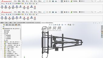 一种地铁车辆上的受电弓模型