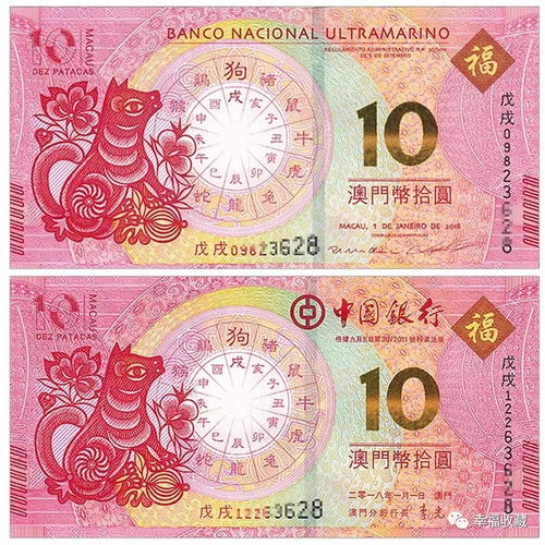 中国首套生肖纪念钞 澳门生肖钞