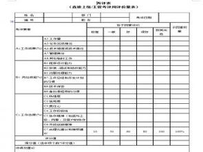 面试考核方案格式模板范文_面试考核评语简短精辟？