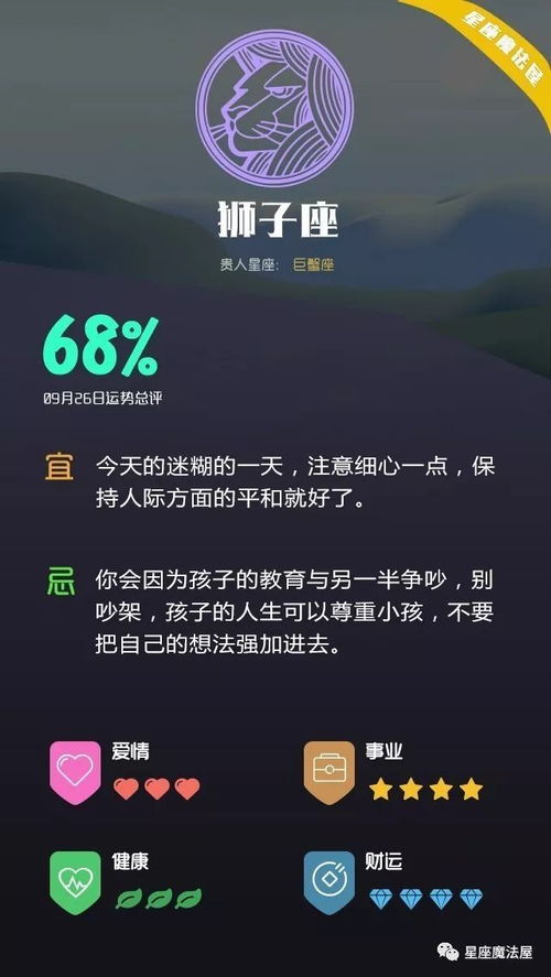 09.27星座运势 木星冲天王,别说你变了 