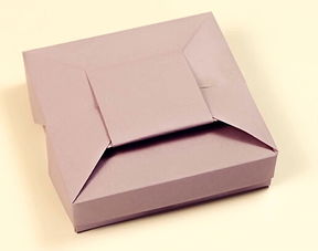 情人节折纸礼盒 手工折纸包装盒的折法教程 
