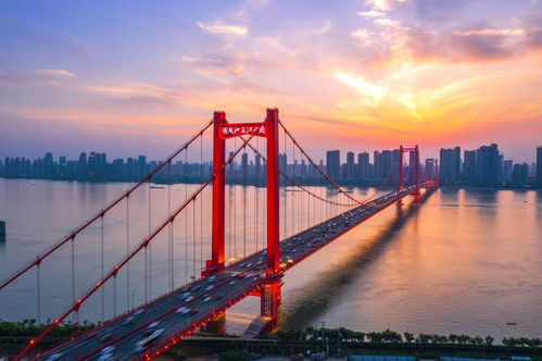 关于鹦鹉洲长江大桥夜景的诗句,描写鹦鹉洲长江大桥的诗句,赞美鹦鹉洲长江大桥的诗句
