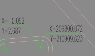 怎么调整CAD图纸中的坐标数与标注的坐标读数不一样 