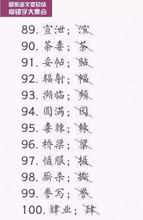 语文老师直言 这100个 一写就错 的汉字,替孩子收好,别再写错 