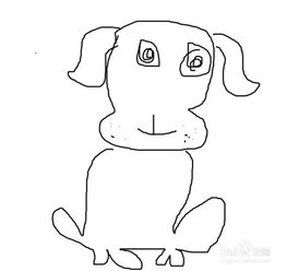 如何快速画出一只小狗