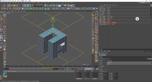 图文 视频 C4D AE野教程 一起来制作一个MG方块动画吧