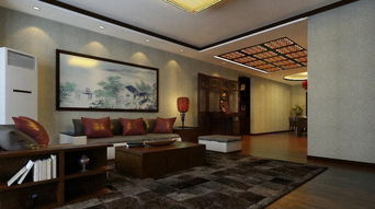 新中式客厅灯具装修效果图 