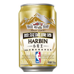 哈尔滨 小麦王啤酒330ml 罐