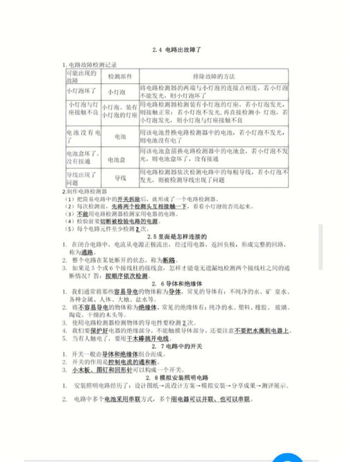 你要的四年级下册科学知识都在这里 